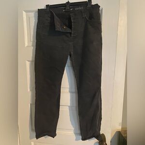 Men’s 7 for all mankind black jeans slim fit button fly size 32x 30